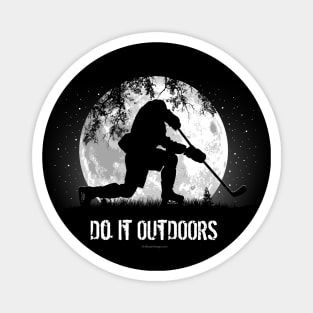 Do It Outdoors  (Hockey) Magnet